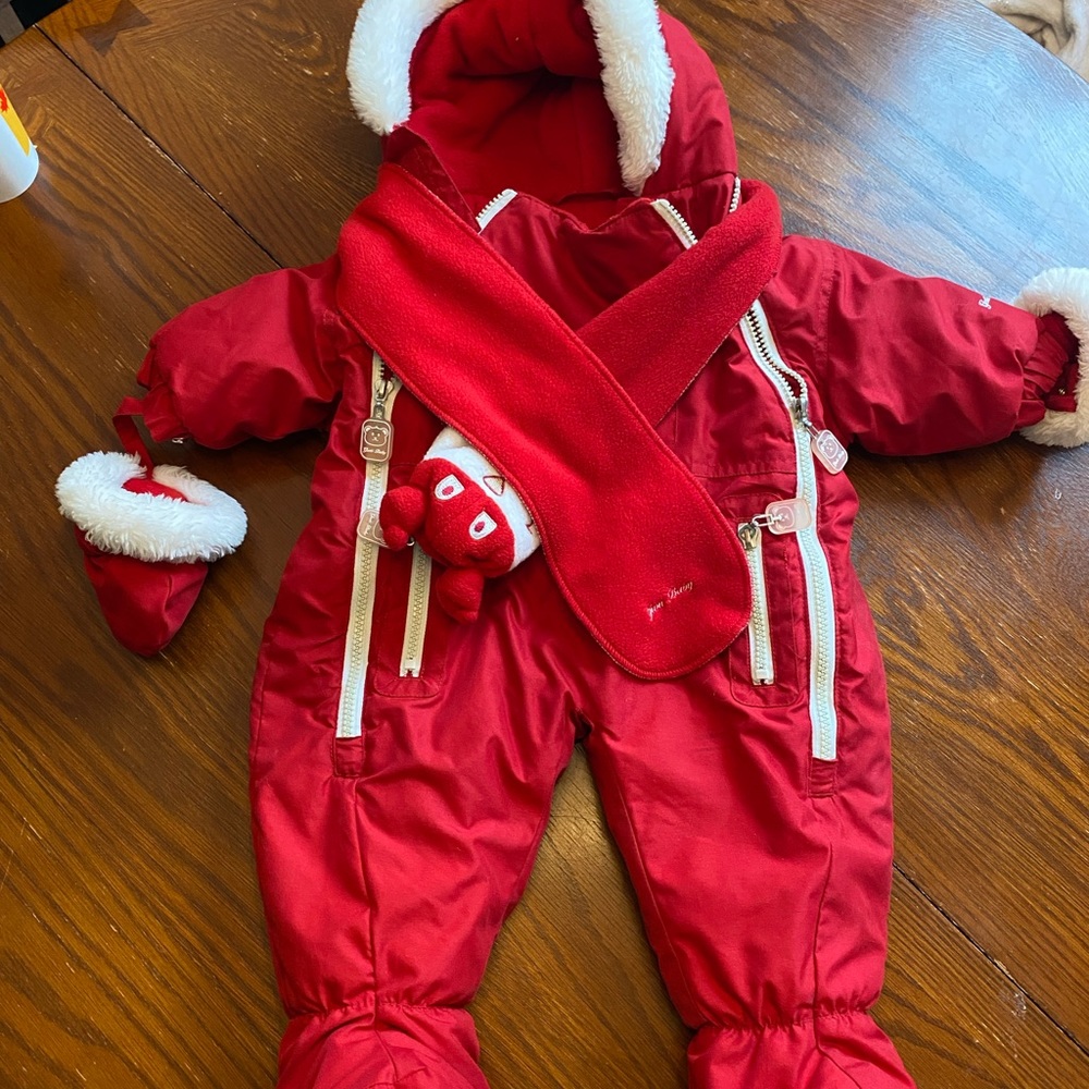 Gusti Baby - New Red Snowsuit